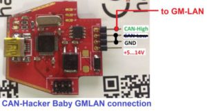 CAN-Hacker-Baby-GMLAN-connection